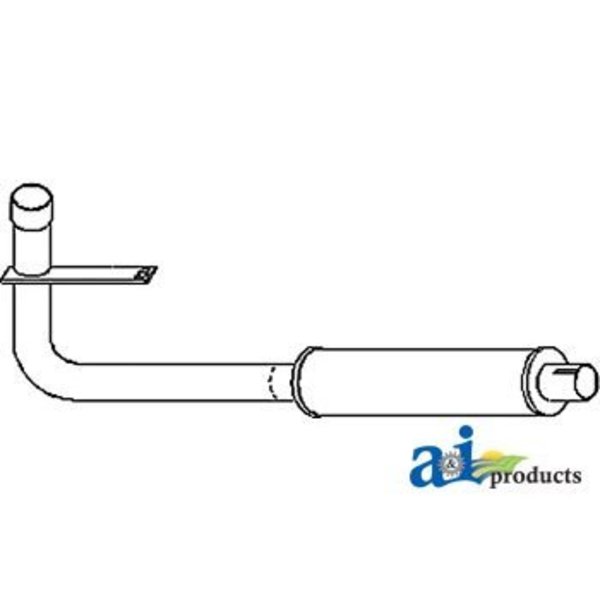 A & I Products Vertical Exhaust Kit 25" x14" x5" A-FD1210